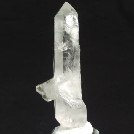 MINERALS *Double Terminated Clear QUARZ Rough Crystal Healing 46.6g-3