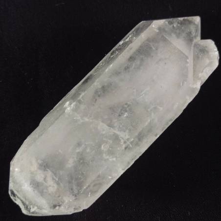 MINERALS *Double Terminated Clear QUARZ Rough Crystal Healing 65,9g -79x29-2