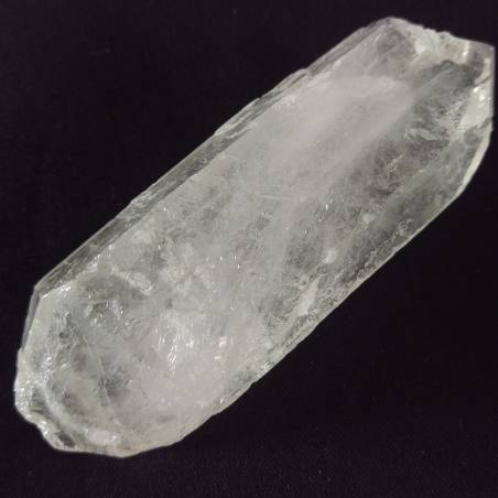 MINERALS *Double Terminated Clear QUARZ Rough Crystal Healing 65,9g -79x29-3