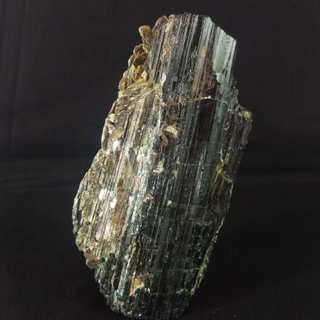 * MINERALI * Stupenda TORMALINA Grezza con MUSCOVITE Grande 467 Grammi 120x63 mm-2