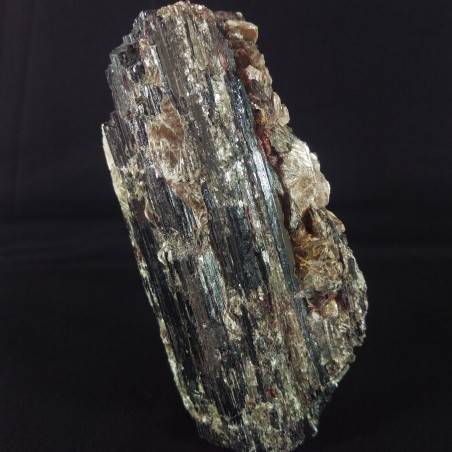 * MINERALI * Stupenda TORMALINA Grezza con MUSCOVITE Grande 467 Grammi 120x63 mm-3
