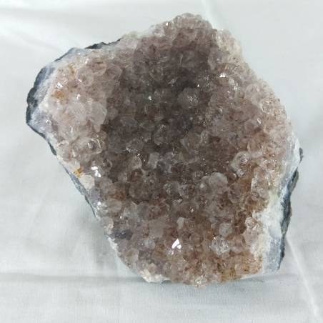 MINERALS * Rare Druzy of Brazilian AMETHYST with IRON Shades Geode 768 Gr.-3