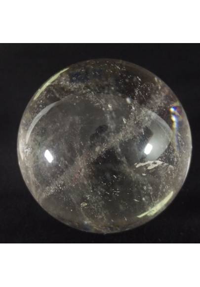 * MINERALI * SFERA in QUARZO IALINO con Spiriti Diam: 4,2 cm Cristallo di Rocca-1