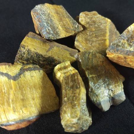 Ojo de Tigre en Bruto Minerales Cristales Cristaloterapia Chakra Gema Reiki A+-4