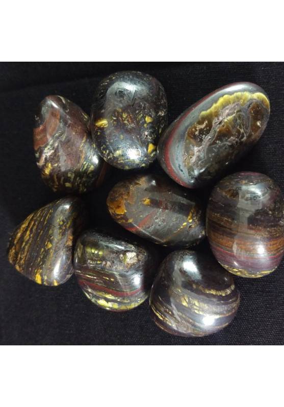 Iron TIGER Tumbled MINERALS High Quality A+ [ Tumbled Tiger Iron MINERALS-1