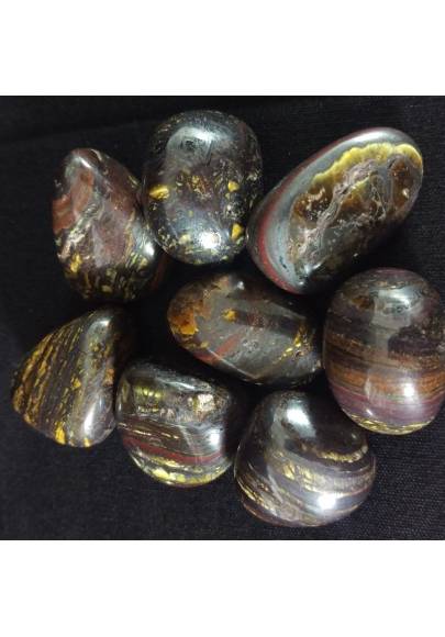 Iron TIGER Tumbled MINERALS High Quality A+ [ Tumbled Tiger Iron MINERALS-1