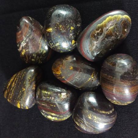 Iron TIGER Tumbled MINERALS High Quality A+ [ Tumbled Tiger Iron MINERALS-1