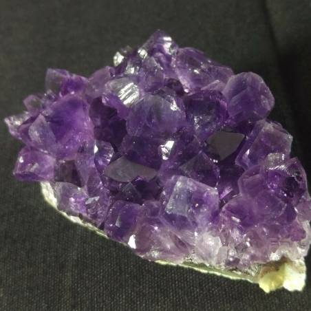 * MINERALI * DRUSA DI AMETISTA Blu / Viola URUGUAY 55x36 mm Altissima Qualità A+-2