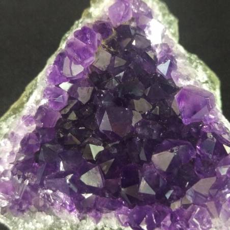 * MINERALI * DRUSA DI AMETISTA Blu / Viola URUGUAY 71x65 mm Altissima Qualità A+-4