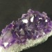 * Minéraux * DRUSE de Améthyste BLEU / Violet URUGUAY 69X33 mm Très haut Qualité A+-1