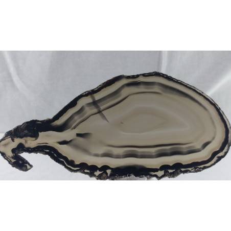 * Minéraux *belle tranche de agate BLEU/Violet BRÉSIL Cristal thérapie Chakra-1