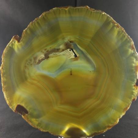 MINERALS * Beautiful Brown Carnelian Agate Slice Crystal Healing Chakra A+-3