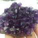 * Minéraux * DRUSE Améthyste CM. 8x4 x 7,3 x 3,1 BLEU - Violet URUGUAY AMETHYST A+-2