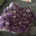 * Minéraux * DRUSE Améthyste CM. 8x4 x 7,3 x 3,1 BLEU - Violet URUGUAY AMETHYST A+-8