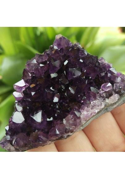 AMETHYST Geode Cluster Purple cm.7,8 x 5,8 x 2,5 URUGUAY Very HIGH Grade Minerals-1