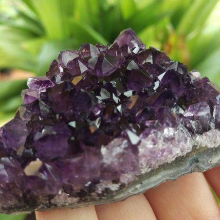 AMETHYST Geode Cluster Purple cm.7,8 x 5,8 x 2,5 URUGUAY Very HIGH Grade Minerals-2