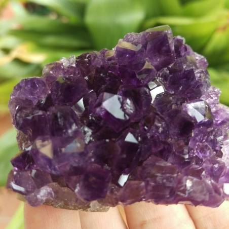 Minerali *** STRAORDINARIA Drusa AMETISTA BLU/VIOLA ALTA QUALITA' Uruguay $PROMO-3