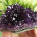 * Minerali * STRAORDINARIA Drusa AMETISTA BLU/VIOLA ALTA QUALITA' Uruguay $PROMO-2
