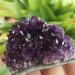* Minerali * STRAORDINARIA Drusa AMETISTA BLU/VIOLA ALTA QUALITA' Uruguay $PROMO-4