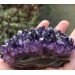 SEMI GEODE AMETHYST Hedgehog CM.8 x 5,5 x 3,8 URUGUAY VERY HIGH QUALITY MINERALS-7