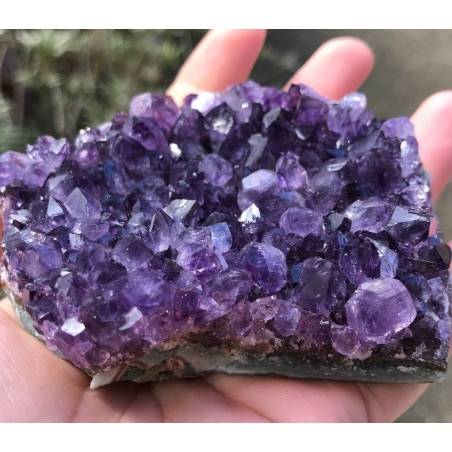 SEMI GEODE AMETHYST Purple CM.9,7 x 6,2 x 4,0 URUGUAY VERY HIGH QUALITY MINERALS-2