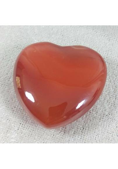 CORAZÓN en ÁGATA CORNALINA Maravillosa Calidad! AMOR Cristaloterapia Minerales Rari-1