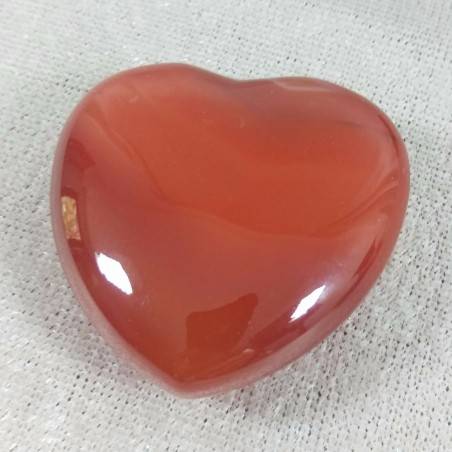 CORAZÓN en ÁGATA CORNALINA Maravillosa Calidad! AMOR Cristaloterapia Minerales Rari-1