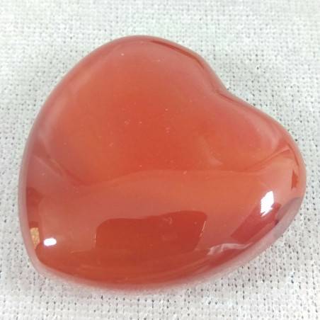 CORAZÓN en ÁGATA CORNALINA Maravillosa Calidad! AMOR Cristaloterapia Minerales Rari-2