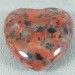 HEART in RED Brecciated JASPER Love Crystal Healing Minerals Gift Idea Chakra-1
