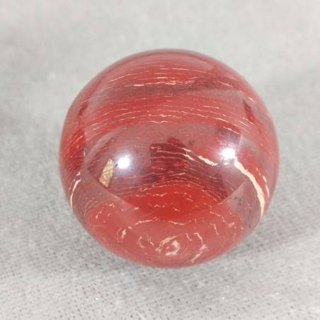Sfera in DIASPRO ROSSO arcobaleno Cristalloterapia Massaggio Minerali Cristalli-3