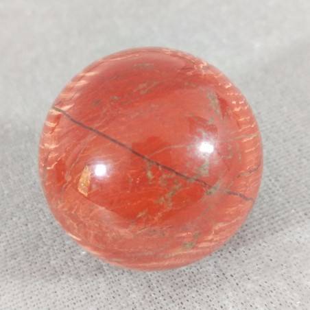 Sfera in DIASPRO ROSSO arcobaleno Cristalloterapia Massaggio Minerali Cristalli-5