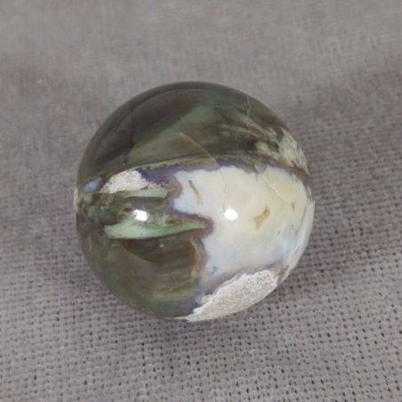 Sphere in Fossil Petrified Wood Rare Crystal Healing Massage MINERALS Crystals Chakra-4
