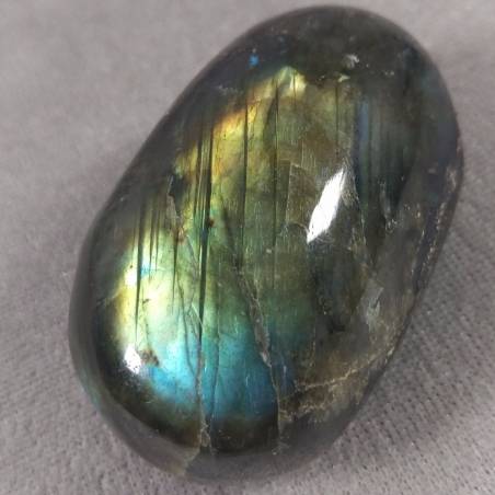 Wonderful LABRADORITE Polished Tumbled Stone PALMSTONE Massage MINERALS Stone A+-2