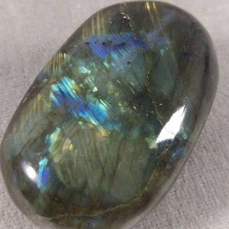 Wonderful LABRADORITE Polished Tumbled Stone PALMSTONE Massage MINERALS Stone A+-3