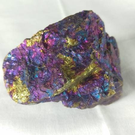 Wonderful PEACOCK ORE CHALCOPYRITE Pyrite Copper Sulfur MINERALS Crystal Healing-4