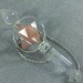 Pendulum in Hyaline Quartz with Rotating Merkaba in Rose Quartz Divination Crystals-3