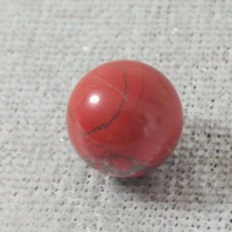 Mini Sphere in Red Jasper Ball Crystal Healing MINERALS Crystal Stone A+-4