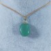 Ciondolo Fiore Di Avventurina Verde Dorato Collana Charm Pendente Chakra Reiki-2