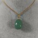 Ciondolo Fiore Di Avventurina Verde Dorato Collana Charm Pendente Chakra Reiki-3