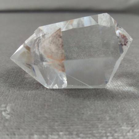 Double Terminated Clear QUARTZ Crystal Polished Point Pure Laser Crystal-1