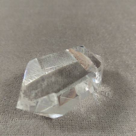 Double Terminated Clear QUARTZ Crystal Polished Point Pure Laser Crystal-3