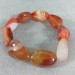 Pulsera en Rodados Naturales de Ágata Cornalina Pulsera MUJER Minerales A+-1