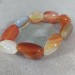 Pulsera en Rodados Naturales de Ágata Cornalina Pulsera MUJER Minerales A+-2