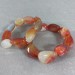 Pulsera en Rodados Naturales de Ágata Cornalina Pulsera MUJER Minerales A+-3