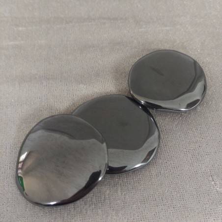 Piastra In Ematite Lucida ALTA QUALITA' Saponetta Minerali Cristalli Reiki Zen-2