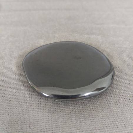 Piastra In Ematite Lucida ALTA QUALITA' Saponetta Minerali Cristalli Reiki Zen-3