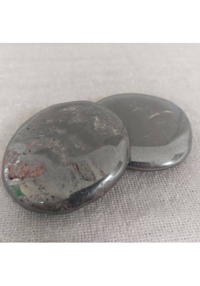 Piastra In Ematite Lucida GRANDE Saponetta Minerali Cristalli Reiki-1