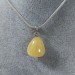 Pendant in Yellow Calcite on Sterling Silver 925 Necklace Jewel Crystal Healing Zen-2