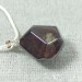 Pendant in GARNET Faceted on Sterling Silver 925 Necklace Jewel MINERALS Charm-5