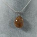 Honey CALCITE Pendant in Sterling Silver 925-SAGITTARIUS CANCER MINERALS Necklace-4